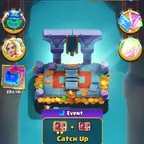6k trophies, Level 1208, Miner deck, 3 evolutions, 460k gold, 718 gems, 18 emotes.