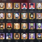 Asia | AR.58 | 17 Char Limited *5 | Arlecchino C0 with Sign. Neuvillete C0. Flins C0. Lauma C0. Zhongli C0. Skirk C0 etc
