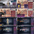 DRAVION X-SUIT LVL 2 | YELLOW MUMMY SET | AKM HELLFIRE LVL 7 | M416 GLACIER LVL 5 | 32 GUN LAB | 65 COLLECTION | LVL 83
