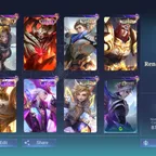 JEP 250 Skins | Collector Natalia | Luckybox Zhask | 133 Heroes | 10K+ Matches  | Gusion WR 51 1K Matches