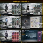 Mission Impossible B | Black + Light Blue Jersey | S5 + S6 RP Outfits | Silver Airplane Frame | Full Access