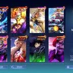 [IOS/ANDROID] CEL LVL 111 | 133 HEROES | 528 SKINS | MEGA 5 | 2 LEGEND - 4 COLLECTOR ESMERALDA YSS BENEDETTA - JJK JULIA