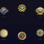 CS1529 // CU601 / / CS2 PRIME, 10 MEDALS, BEAUTIFUL PURPLE 4S + 1 SERVICE MEDAL (40 RANK) + INV / / 2017Y / / 1320H