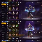 2190 - iOS Android - MENA - Level 56 - 65 Set - 1 Upgrade Gun - Car skin - Old set - Booyah pass