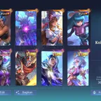 RC648|LV 19|HERO 82|SKIN 276|RENOWNED II|1 EMBLEM MAX|2 KOF (KARINA,AURORA)|THAMUZ NEXUS SEA|KARINA LICKYBOX|3 ANNUAL|