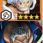 OP1226 // / Global (Android) / / Luffy Gear 5 + Monkey D. Garp / / 5,000+ Gems and 4,200+ Fragments / / 70+ Random 4/5/6