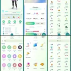 22 SHINY || 56 XP || 1.45M STARDUST || PTC LOGIN (X8)