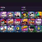 [Android/iOS] 38 BRAWLERS | 46 SKINS | 3 MAXED | 1 LEGENDARY | 5 HYPERCHARGE | 30231 TROPHIES | LEON | VOID AMBER