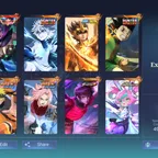 M414|LVL55|123HEROES|313SKIN|EXALTEDCOLLECTORIV|MIYALEGEND|2NARUTO|2HUNTERXHUNTER|BADANGSEINTSEIYA|2COLLECTOR|CHANGEASPI