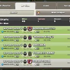 War Win Streak 49 [] 49/1 War Log [] Level 10 [] Name: We Are Here 2 [] League Crystals 1 [] Rarest Clan [] Best-Deal