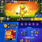 Trophy 60K [Legendary Rank Hit] [] Brawler Max 53x [] 100x Brawler Unlock [] Hyper 36x [] Total Collection-303x-Skins  