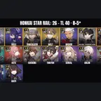[ALL DEVICES] [Asia] TL 40 | 26 Characters | 8 5-Star | Clara | Aventurine | Seele | Robin | Welt | Archer | Dan Heng
