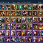 1300+ Days | Bad-el-Kazar | Drokgul the Gaunt | Queen Eva | Ninja | 27Legend | 76Epic | 8.8k Gems | 98k EN | Arix