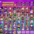 🏆 104.8k Trophies | 105/106 Brawlers | 297 Total Skins | 72 Hypercharges | 39x Power 11 | 82 Max Win Streak | 050