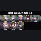 [ALL DEVICES] [Asia] TL 56 | 17 Characters | 6 5-Star | Bailu | Phainon | Sunday | Bronya | Archer | Dan Heng