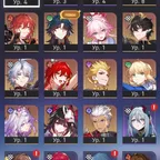 HSR814 // / / / / 4 AR | Nova + (Evanescia + Signa) + Saber + Phainon + Kastoria + Sparkle + 100 Fate