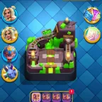 5.1k cups, lvl 32, spellbait deck, 1 hero, 17 emoji, read description