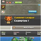 🔥 CLAN LEVEL 16  CHAMPION LEAGUE 1 🔥NAME: Green Fighter's RARE ENGLISH NAME CLAN CAPITAL 3|| WIN- 348 | LOSS- 149 LOW