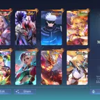RARE MM MAGE EXP ACC || 1 LEG 14 GRAND 12 EXQUISITE || EX 70 STAR || GOOD EMOTE RECALL || MANY DEMANDING SKIN || BEST VA