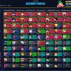 326 SKINS | 73.353 TROPHIES | 107 BRAWLERS | 42 HYPERCHARGED | 42 MAXED BRAWLERS | 41 PRESTIGE | 52 BUFFIES