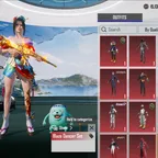 M416 Crimson Skyblade | Bugatti Sports Car |  Rare Mythic Outfits |  4 Large Materials |  Heavy Gunlab 