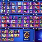 ALL MAXED 106 BRAWLERS + MASTERS + 5 OLD BP + RANKED SKINS OLD + p3 PRESTIGE 3 RUFFS + VIDEO REVIEW | METEORIC 2 FAME