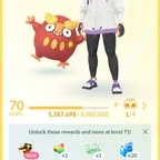 LEVEL 70 | 353 POKEMON | 5 HUNDOS | 31 SHINY | 76 LEGENDARIES | 2 MYTHICALS | 5 SHADOWS | 19 SPECIALS | 7 MEWTWO |
