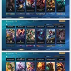 1816 - IOS Android - EU - Level 192 - 124 Champion - 89 Skins - 1 Mythic - 6 Legendary - 41 Epic