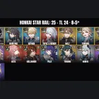 [ALL DEVICES] [Europe] TL 24 | 25 Characters | 8 5-Star | Dan Heng | Permansor Terrae | Ruan Mei | Acheron | Yanqing