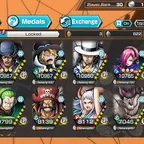 [4512][IOS+ANDROID] 7 Ex - Kuzan + Sabo + Lucci + Yamato + Akainu + Zoro + Roger , Support 158 , Good Medal