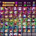 🔥91K TROPHIES🔥76 HYPERCHARGE || 39 MAX BRAWLERS || 106 BRAWLERS || 364  SKINS || 041