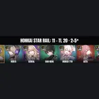 [ALL DEVICES] [Europe] TL 20 | 11 Characters | 2 5-Star | Dr. Ratio | Bronya | Serval | Herta | Dan Heng | March 7th