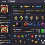 12.5B COINS ACCOUNT | Level 306 | CCP 79 | Exclusive Cues Collection | Avatars - Rings - Frames | Status Alert
