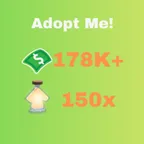 Adopt Me Master Account - 178+K Bucks, 150 X Potions, TH Level 0