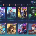 ML1130 // Collector natalia / / epic natalia / / freya / / karrie / / kagura / / irithel / / gara vale / / myth hylos / / emblem hero max