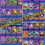 [GODLY 10 YEAR OLD ACC] KT16 ARENA28 12K TROPHY 70 ELITES 30 EVOS 10 LVL 16 CARDS ALL 121 MAX RARE EMOTES RANK UC (6)