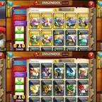 Lv118 | 1016 Dragon - 58 Dragon H (7 5Star) - 98 Dragon M (8 5Star) - 25 Dragon L 5Star - 529 GEM | 7k7 Trophies - 491k 