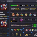 7.2B COINS ACCOUNT | GOLDEN UNIQUE | Level 212 | 18 Legendary Cues | 2 Cues MAX | Fresh Account