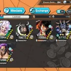 C4729 [IOS+ANDROID] 6 EX Meta - Bonney + Zoro Sanji + Kaido + Roger + Whitebeard + Zephyr , 136 Support, Fresh Solo Acc