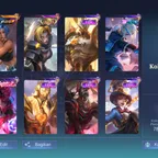 RC667|LV 94|HERO 132|SKIN 223|RENOWNED V|ALL EMBLEM MAX|KARINA KOF|NATALIA COLLECTOR|LING MWORLD|VALE GAARA|