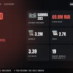 Unheard Edition | NA | LVL 31 | Gamma 3x3 | PvE LVL 27 | 492h | Stash 69.8M RUB | 3.2M RUB + 2.7K EUR + 1.2K USD