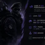 Level 50  40 Packs  70K Renown  Ranked Ready