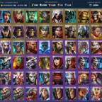 1300+ Days | Frolni | Arbiter | Queen Eva | Ninja | 1Mythic | 23Legend | 75Epic | 8.5k Gems | 95k EN | Hakkorhn