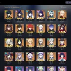 GI1544 // / / 53 legendary / / / / Hu Tao C4 / / Lyney C2 / / Raiden C1 / / Kazuha C1 / / Kinich / / Clorinde / / Yelan / / Eula