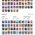 🔥50 Lvl 16 and 55 Lvl 15 Cards🔥21 Evos | 9 Heroes | 45 Tower Skins | 212 Rare Emotes | 15k Trophies | Instant Delivery