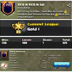 MOST RARE REQ N REQ N GO | LEVEL 20 | CC 10 | FULL ACTIVE CLAN | INSTANT DELIVERY 