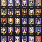 [2in1] GENSHIN IMPACT + Honkai: Star Rail | 55 AR | 45 CHARACTERS | 11 LEGENDARY | 1 LEGWEAPON | 4 CONSTELLATION 
