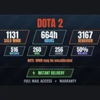 [1 Game][DOTA 2 | 664h | 1131 SOLO MMR | 3167 BEHAVIOR | 516 GAMES]