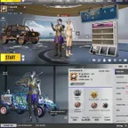 1941 - IOS Android - Level 59 - X Suit Pharoh - Wife Pharoh - 3 Guns Kill Message - Helmet Glacier - backpack Mytich - 1