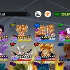VIP-STACKED ACC+UL GokuVegeta+UL Fide+UL Gohan Beast+UL Sp Vegito+57 Legends Limited+37 Zenkais Red Vip+Vip Equip (D380)